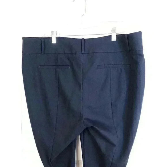 Loft Plus Marissa Size 16 Navy Blue Dress Pants Skinny - Picture 3 of 8